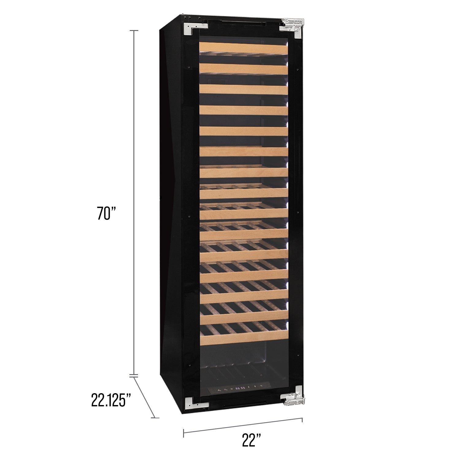 Allavino 107 Bottle Single Zone Panel Ready Wine Refrigerator AO VCWR-107PRS-1R