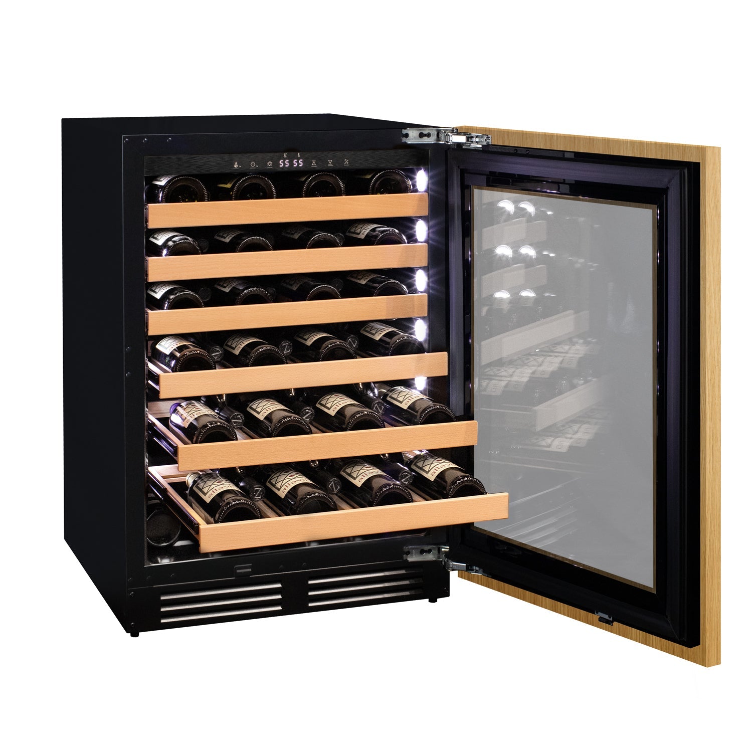 Allavino 24" Wide Single Zone Panel Ready Wine Refrigerator AO VCWR-24PRS-1R