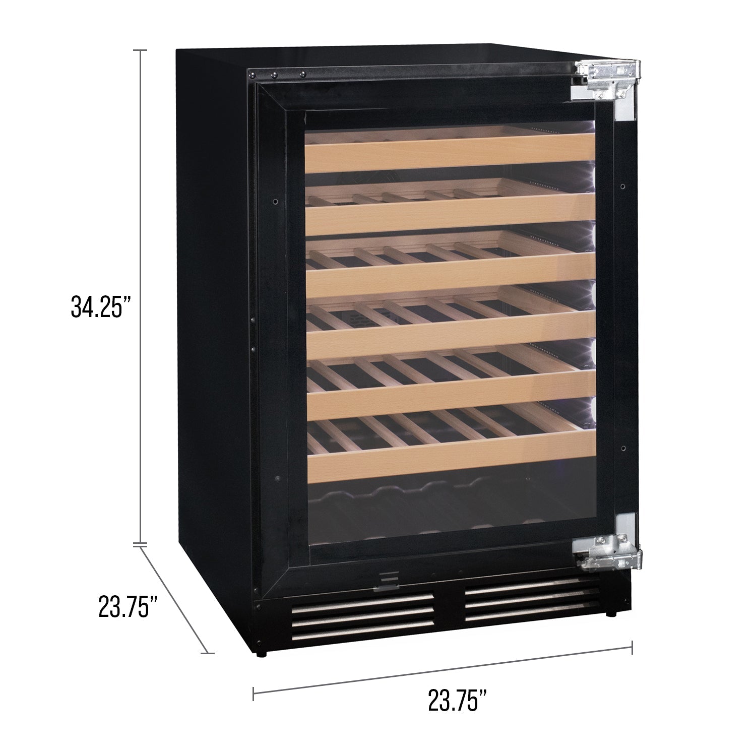 Allavino 24" Wide Single Zone Panel Ready Wine Refrigerator AO VCWR-24PRS-1R