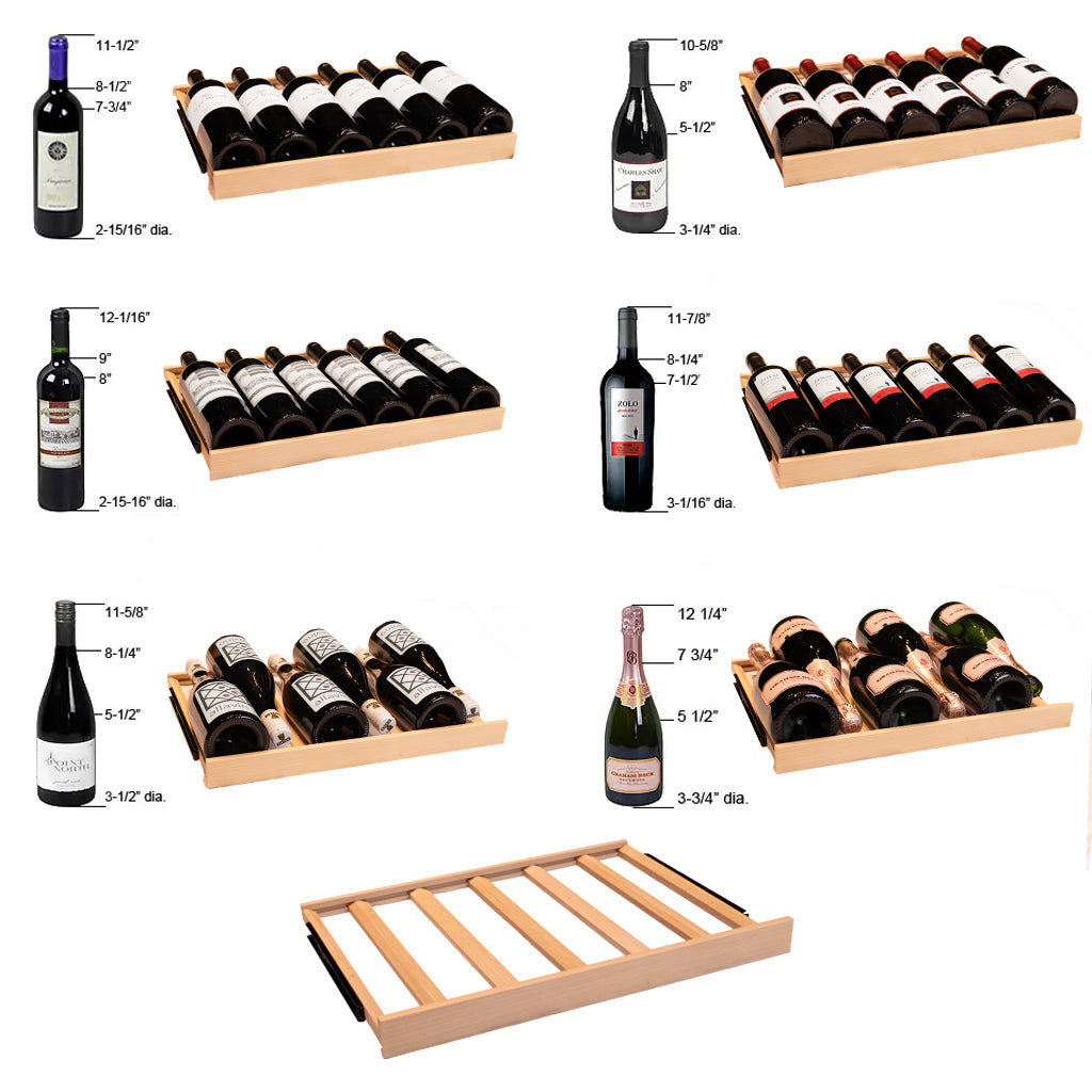 Allavino 107 Bottle Single Zone Panel Ready Wine Refrigerator AO VCWR-107PRS-1R