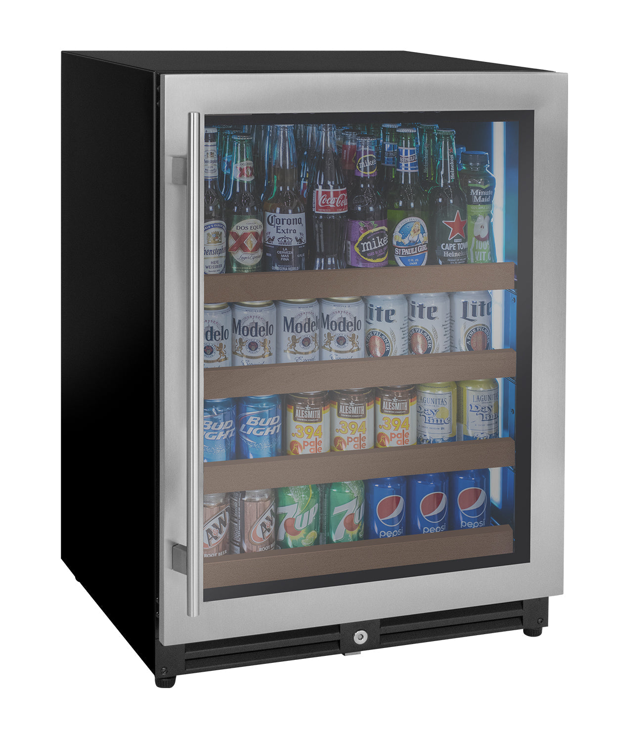 Allavino 24" Wide Reserva Series Stainless Steel Right Hinge Beverage Center AO VSBC24L-SSR