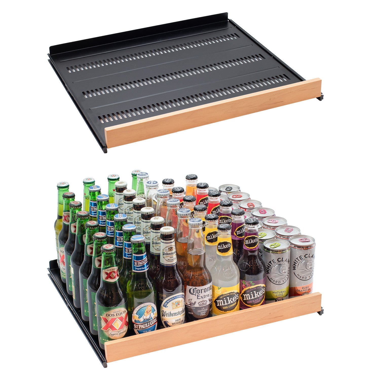 Allavino Reserva Series Stainless Steel Side-by-Side Beverage Center  BF 2X-VSBC24L-SS