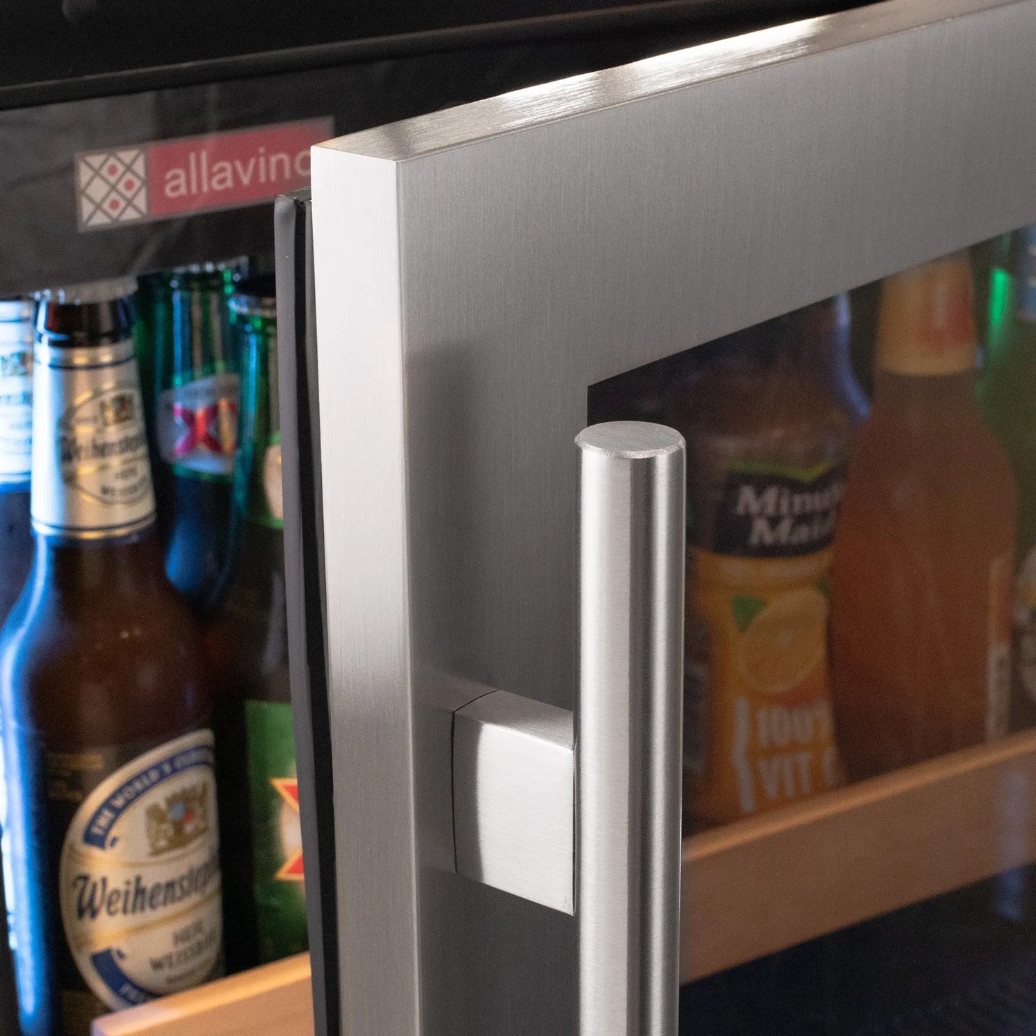Allavino Reserva Series Stainless Steel Side-by-Side Beverage Center  BF 2X-VSBC24L-SS