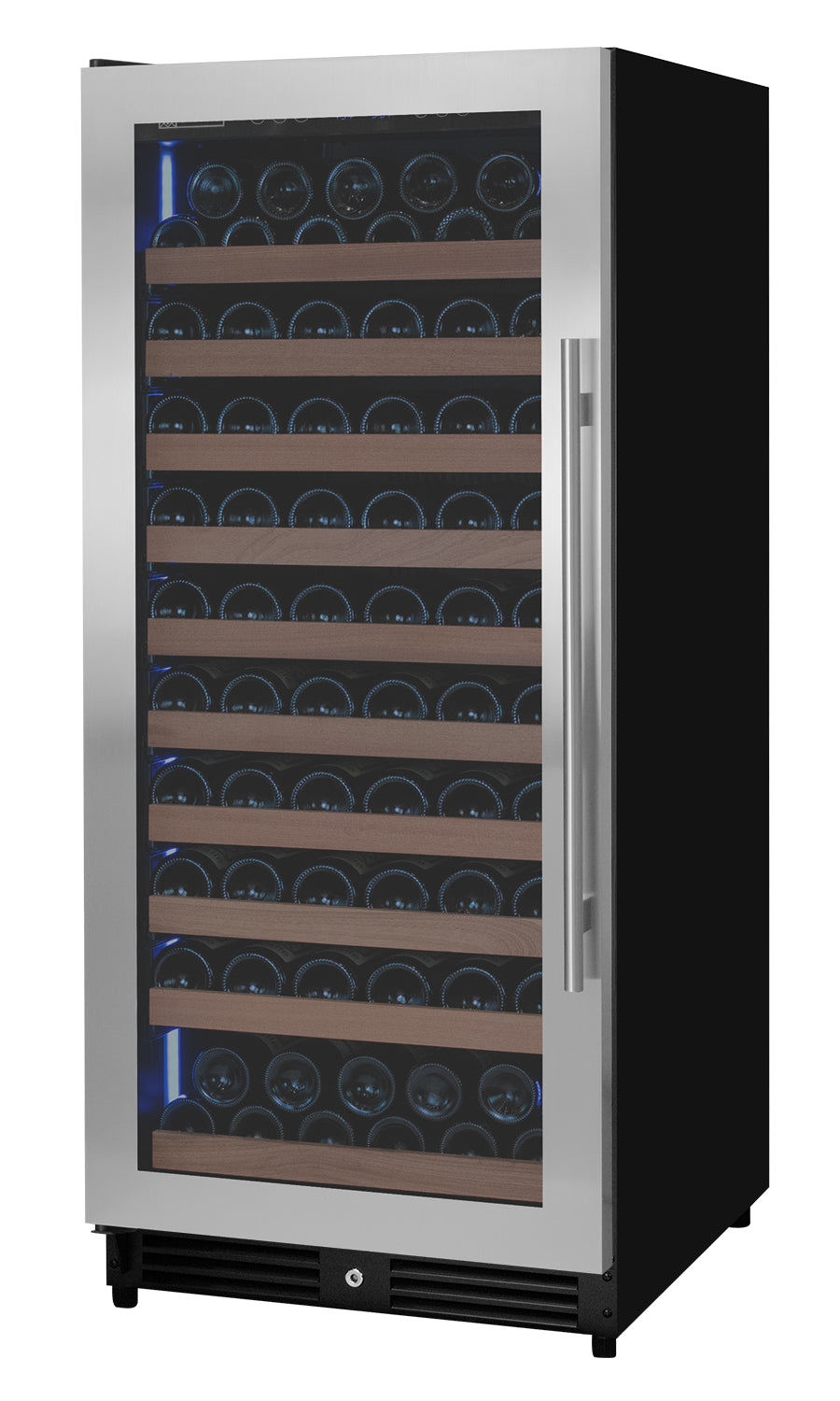 Allavino Reserva Series 119 Bottle 55" Tall Single Zone Left Hinge Stainless Steel Wine Refrigerator AO VSW11955S-1SL