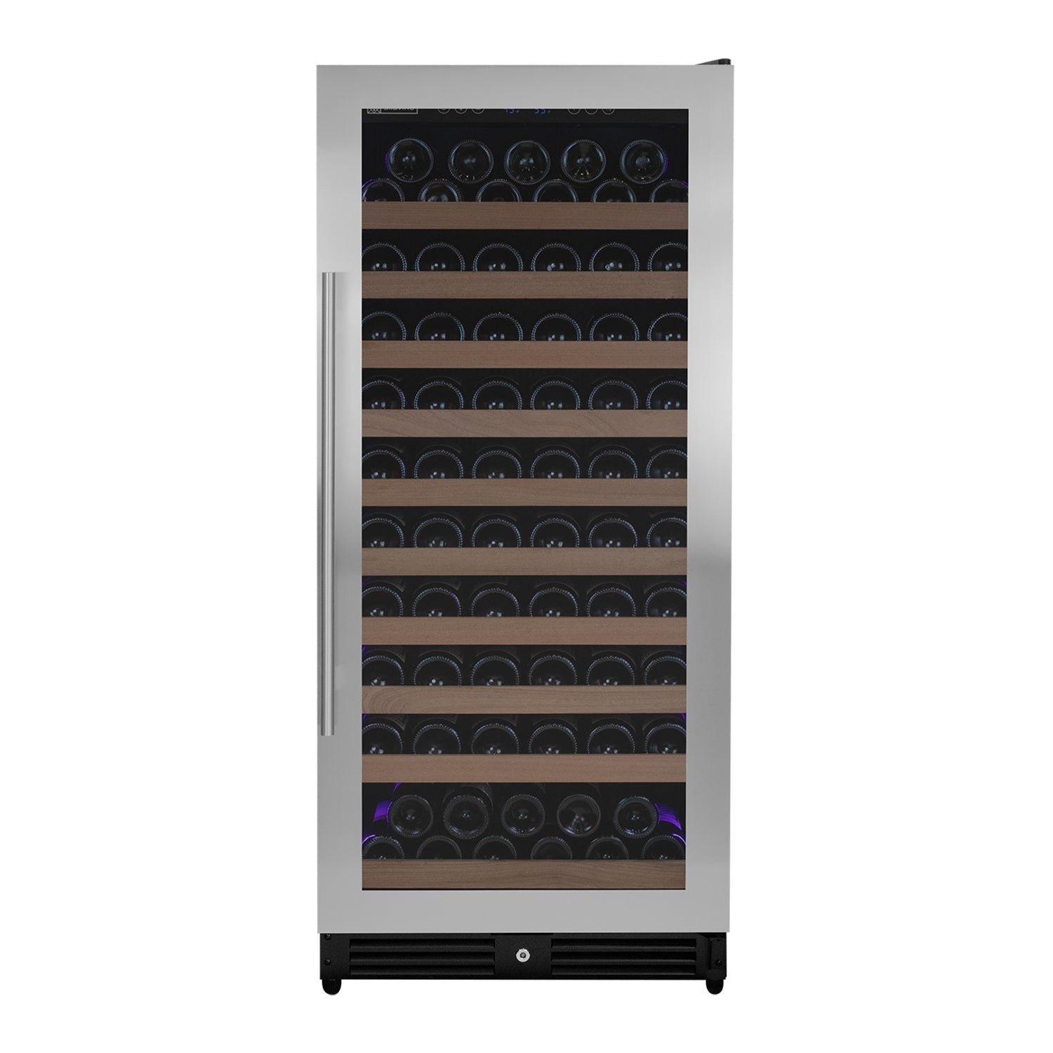 Allavino Reserva Series 119 Bottle 55" Tall Single Zone Right Hinge Stainless Steel Wine Refrigerator AO VSW11955S-1SR