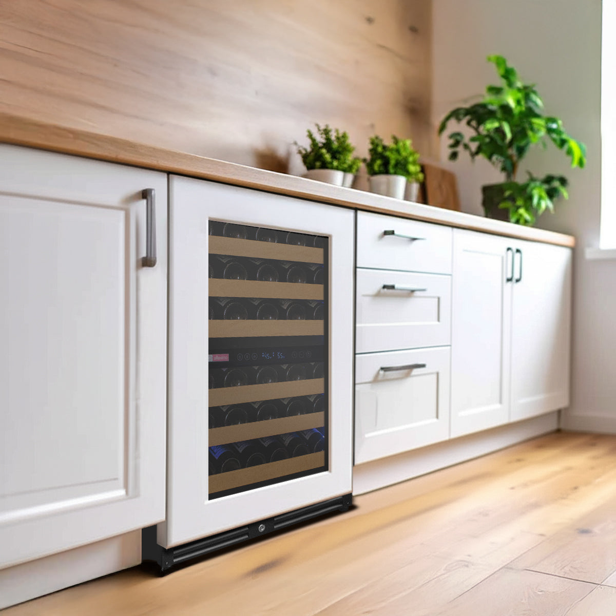 Allavino Reserva Series - 56 Bottle Dual Zone Built-in Luxury Wine Refrigerator with Panel Ready Overlay Door - Right Hinge AO VSW5134D-2PRR