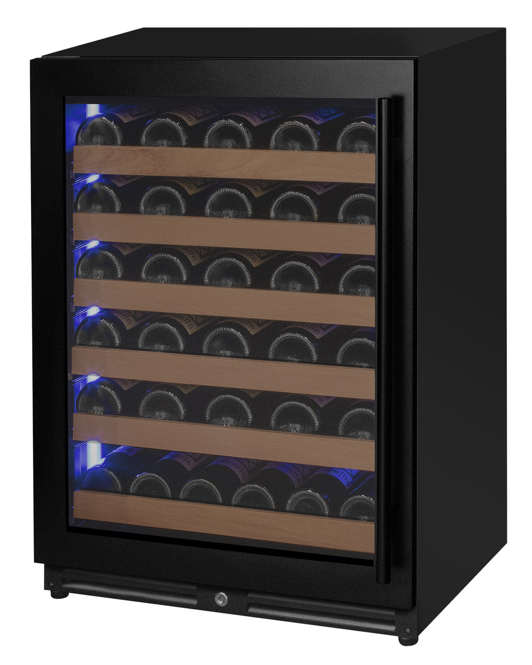 Allavino Reserva Series - 51 Bottle Single Zone Built-in Luxury Wine Refrigerator with Black Door - Left Hinge AO VSW5134S-1BL