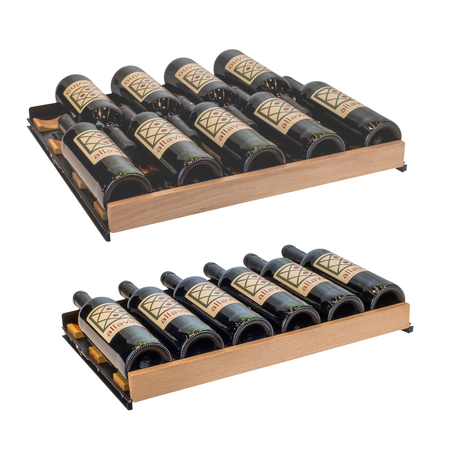 Allavino Reserva Series 51 Bottle Single Zone Built-in Luxury Wine Refrigerator with Panel Ready Overlay Door - Right Hinge AO VSW5134S-1PRR