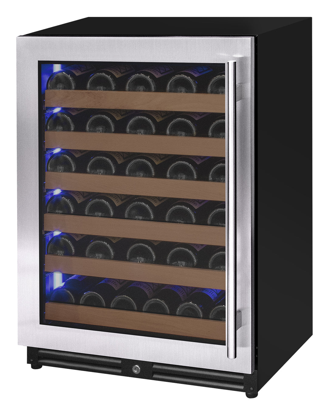 Allavino Reserva Series - 51 Bottle Single Zone Built-in Luxury Wine Refrigerator with Stainless Steel Door - Left Hinge AO VSW5134S-1SL