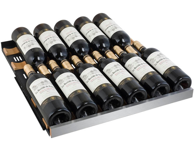 Allavino 24" Wide FlexCount II Tru-Vino 177 Bottle Single Zone Stainless Steel Right Hinge Wine Refrigerator AO VSWR177-1SR20
