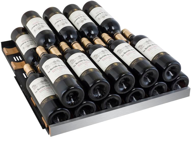Allavino 24" Wide FlexCount II Tru-Vino 177 Bottle Single Zone Stainless Steel Right Hinge Wine Refrigerator AO VSWR177-1SR20