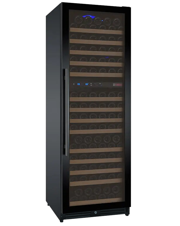 Allavino 24" Wide FlexCount II Tru-Vino 172 Bottle Dual Zone Black Right Hinge Wine Refrigerator AO VSWR172-2BR20