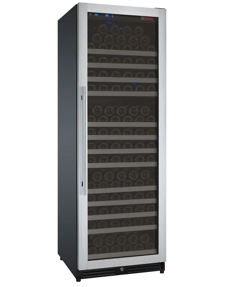 Allavino 24" Wide FlexCount II Tru-Vino 177 Bottle Single Zone Stainless Steel Right Hinge Wine Refrigerator AO VSWR177-1SR20