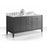 Ancerre Designs Kayleigh 60" Double Bath Vanity Set Italian Carrara White Marble Vanity Top