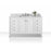 Ancerre Designs Shelton 48" Single Bath Vanity Set Italian Carrara White Marble Vanity Top