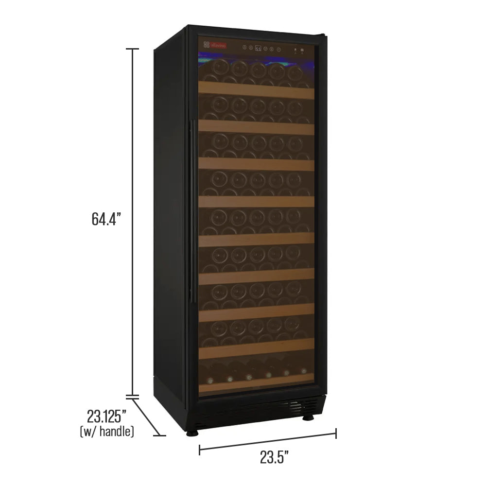 Allavino 24" Wide Vite II 99 Bottle Single Zone Wine Refrigerator  AO YHWR115-1BR20