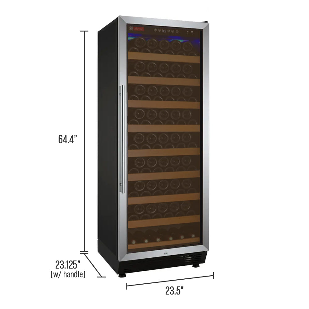 Allavino 24" Wide Vite II Tru-Vino 99 Bottle Wine Refrigerator  AO YHWR115-1SR20