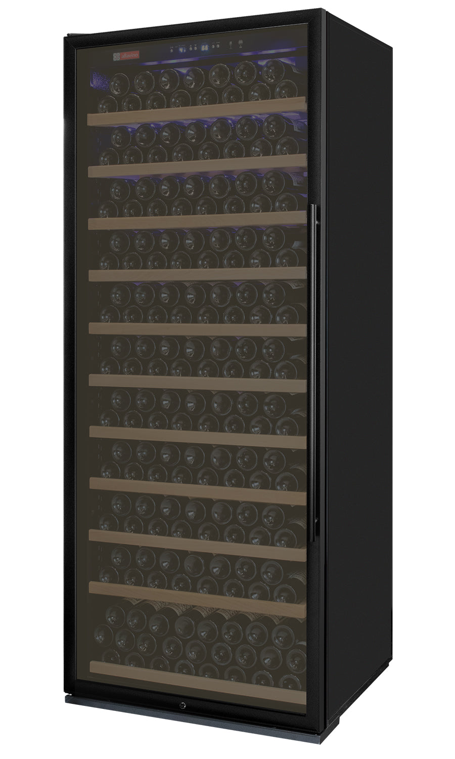 Allavino 32" Wide Vite II Tru-Vino 277 Bottle Single Zone Black Left Hinge Wine Refrigerator  AO YHWR305-1BL20