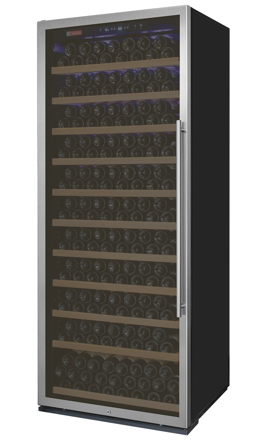 Allavino 32" Wide Vite II Tru-Vino 277 Bottle Single Zone Stainless Steel Left Hinge Wine Refrigerator AO YHWR305-1SL20