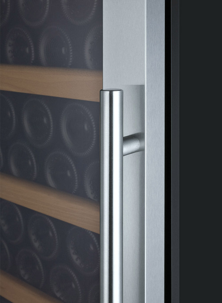 Allavino 63" Wide Vite II Tru-Vino 554 Bottle Dual Zone Stainless Steel Side-by-Side Wine Refrigerator BF 2X-YHWR305-1S20