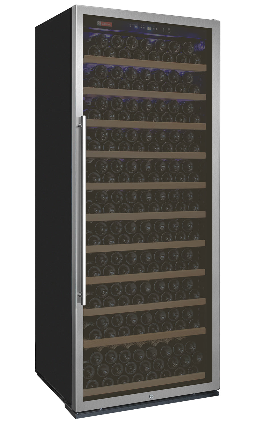 Allavino 32" Wide Vite II Tru-Vino 277 Bottle Single Zone Stainless Steel Right Hinge Wine Refrigerator AO YHWR305-1SR20