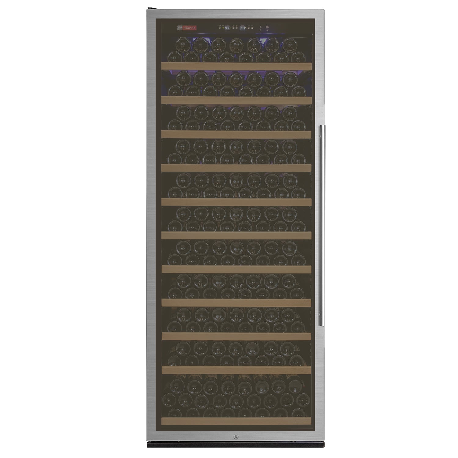 Allavino 32" Wide Vite II Tru-Vino 277 Bottle Single Zone Stainless Steel Left Hinge Wine Refrigerator AO YHWR305-1SL20