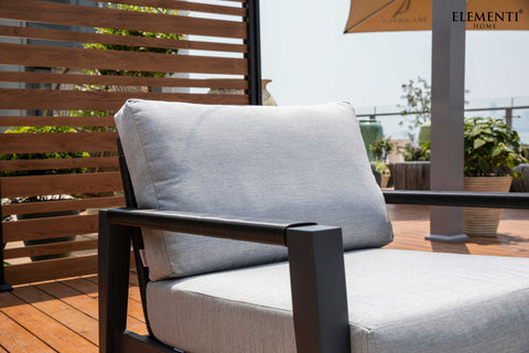 Elementi Outdoor Laguna Outdoor Aluminum Lounge Chair with Sunbrella® Cushions (OS-2506S)