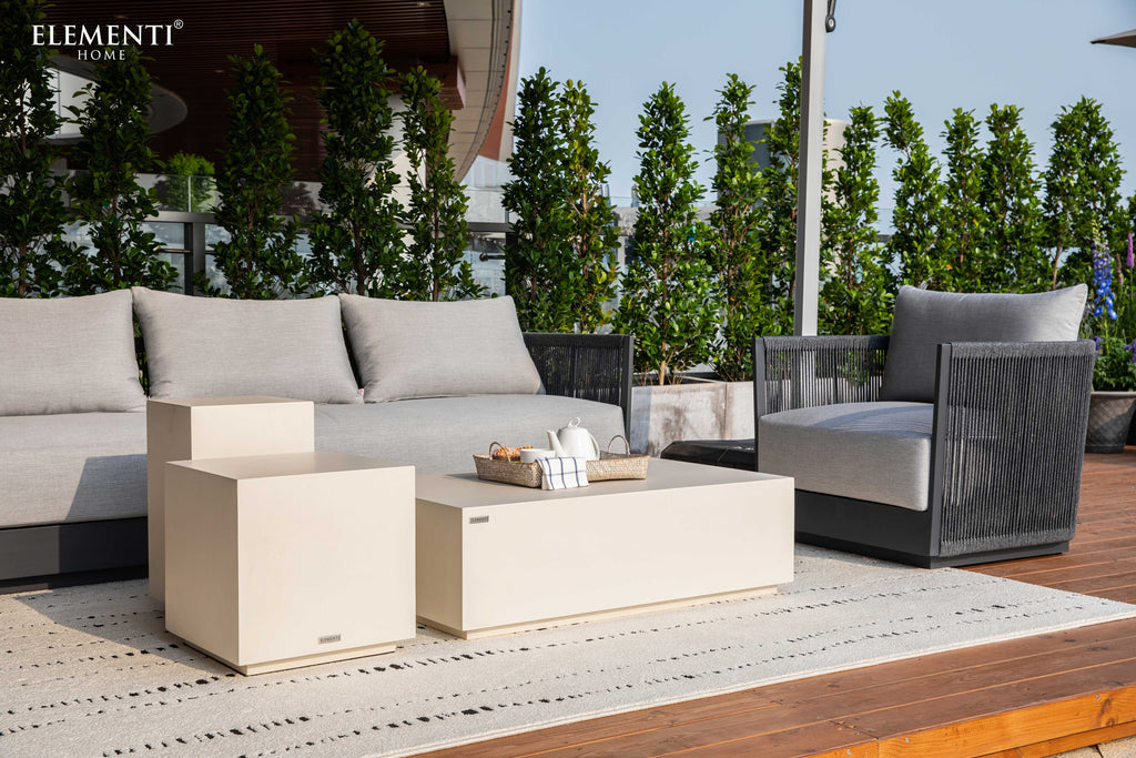 Elementi Outdoor Capri Outdoor Aluminum Lounge Chair with Sunbrella® Cushions (OS-2503S)