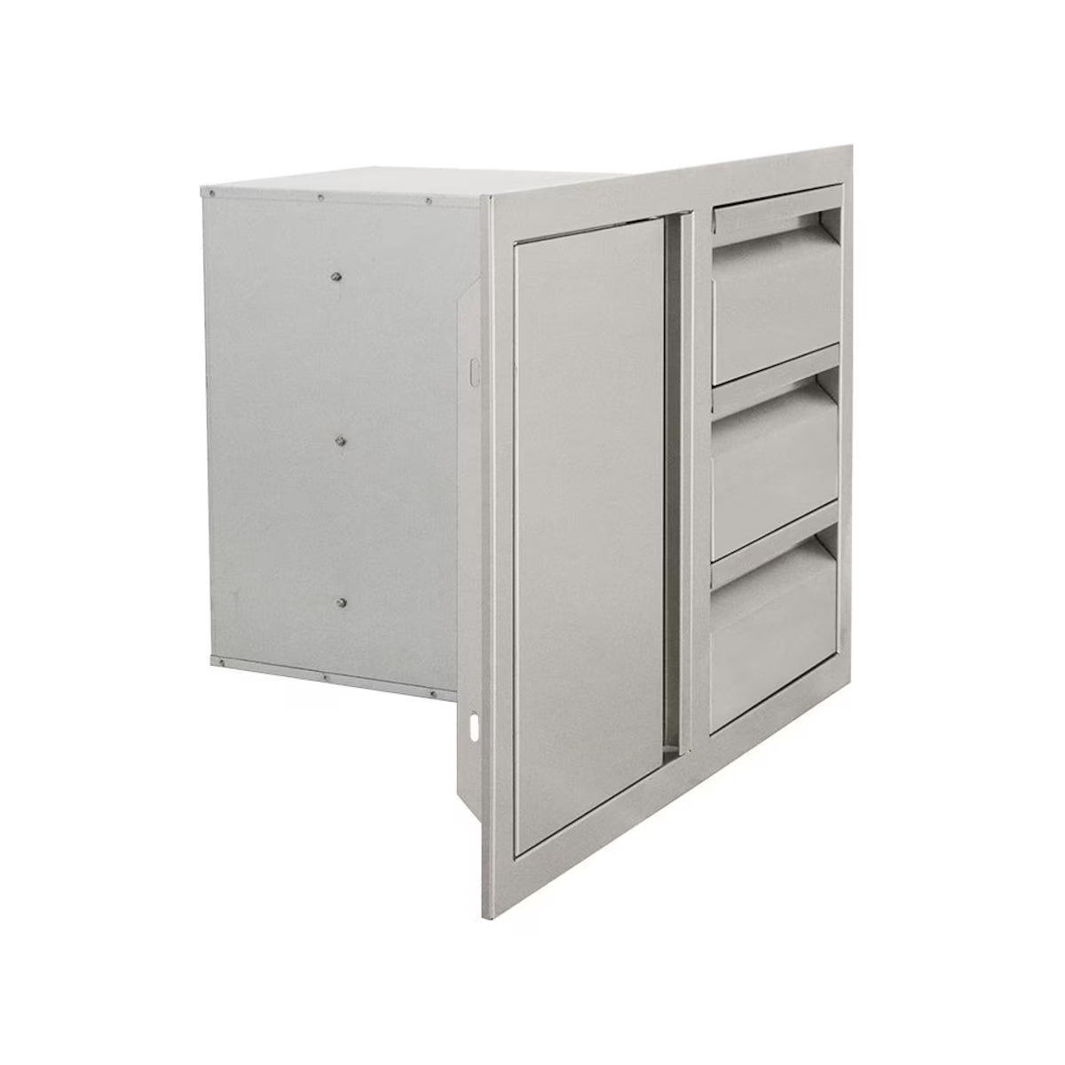 RCS Valiant Triple Drawers w/ Soft Close Left Hinge Single Door - VDC2SCL