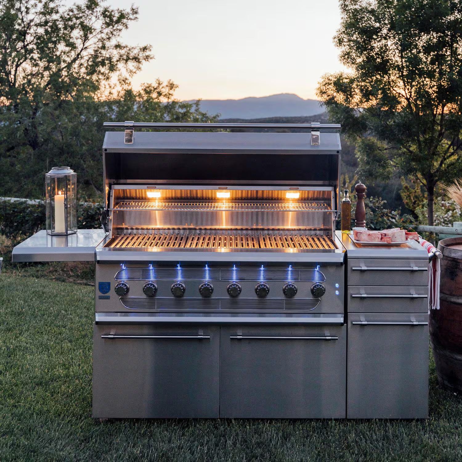 American Made Grills Muscle Hybrid Grill - MUS54-LP
