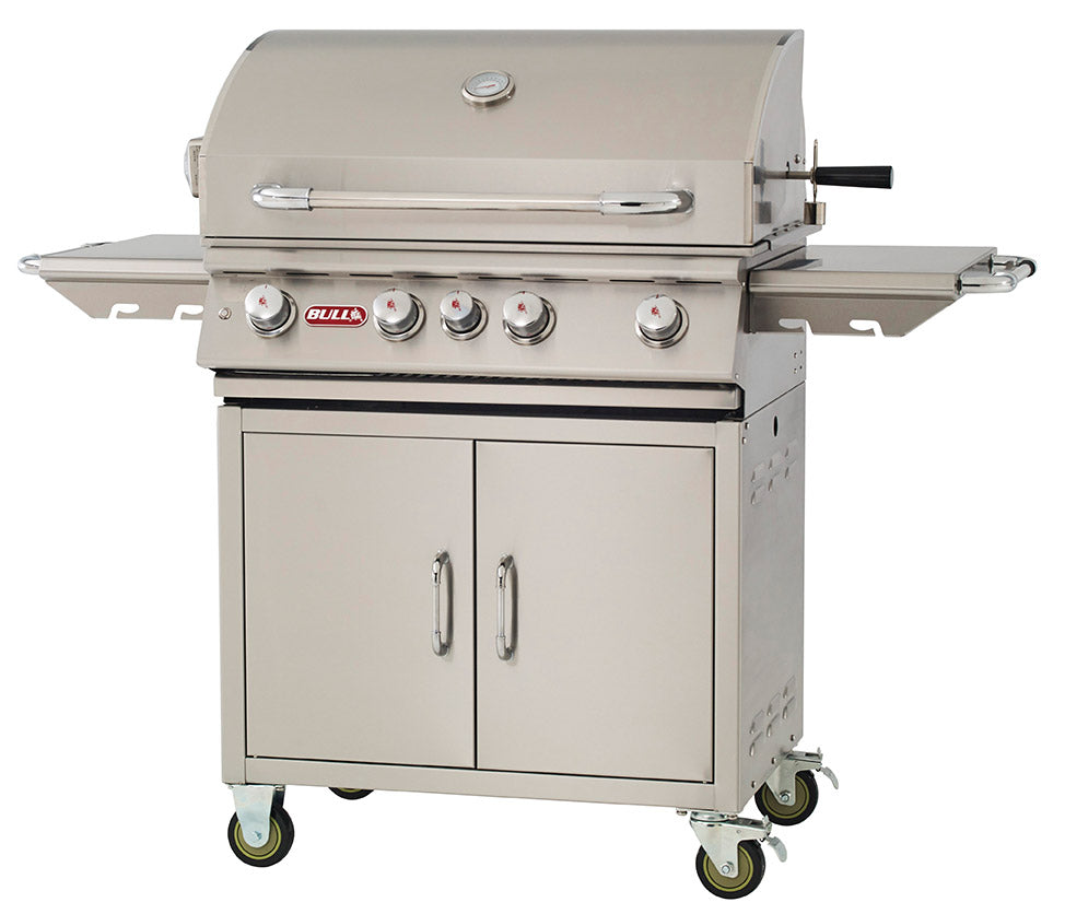 Bull BBQ Angus Gas Grill Cart With Lights 44000