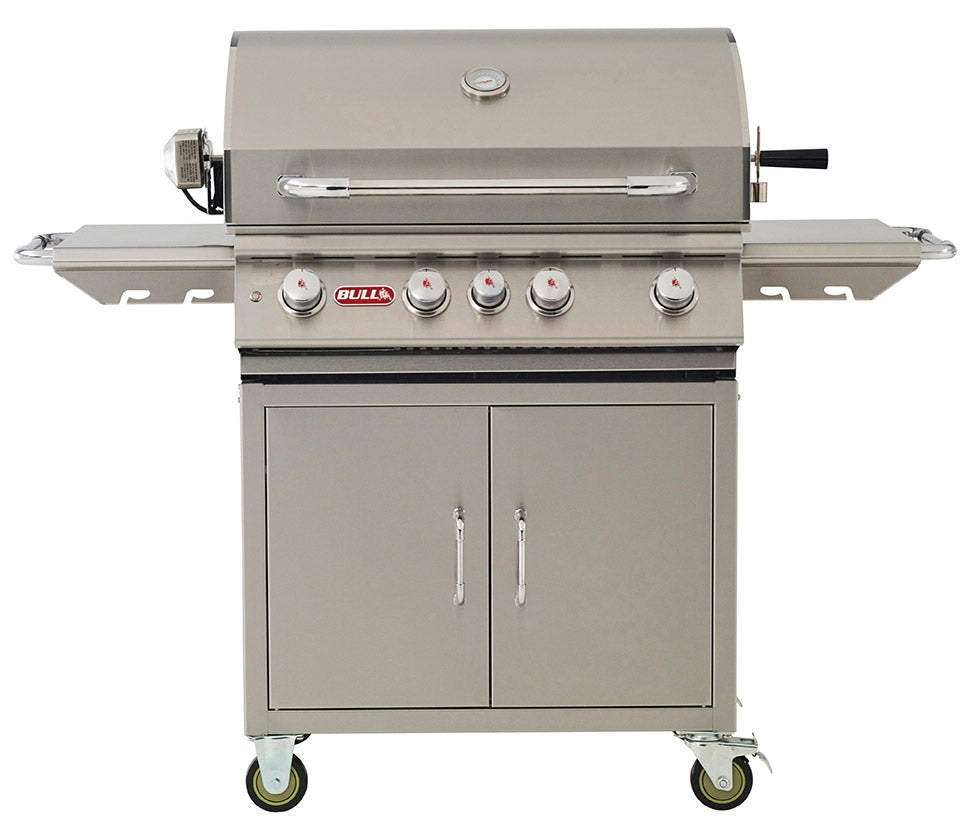 Bull BBQ Angus Gas Grill Cart With Lights 44000