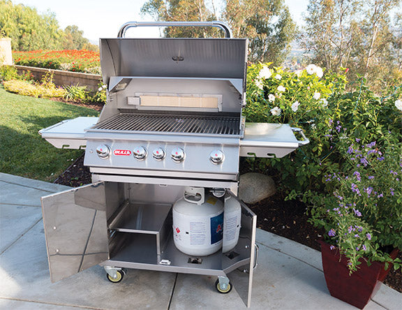 Bull BBQ Angus Gas Grill Cart With Lights 44000