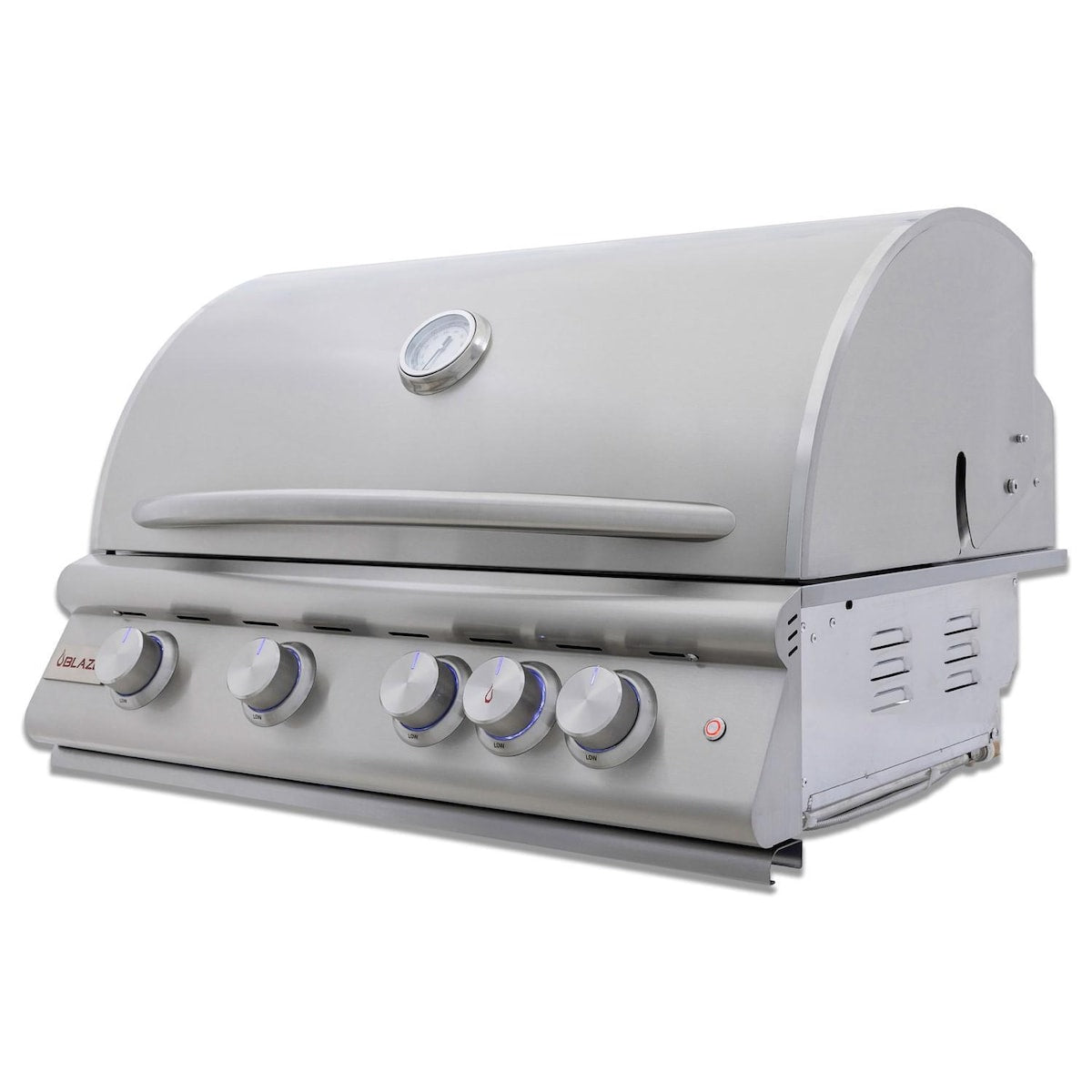 Blaze LTE+ 32-Inch 4-Burner Built-In Natural Gas Grill w/ Lift-Assist Hood & Rear Infrared Burner - BLZ-4LTE3-NG