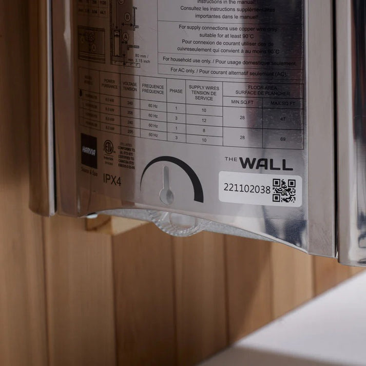 Golden Designs Kaarina 6-Person Red Cedar Outdoor Sauna & Harvia Traditional Electric Heater Kit | GDI-8506-01