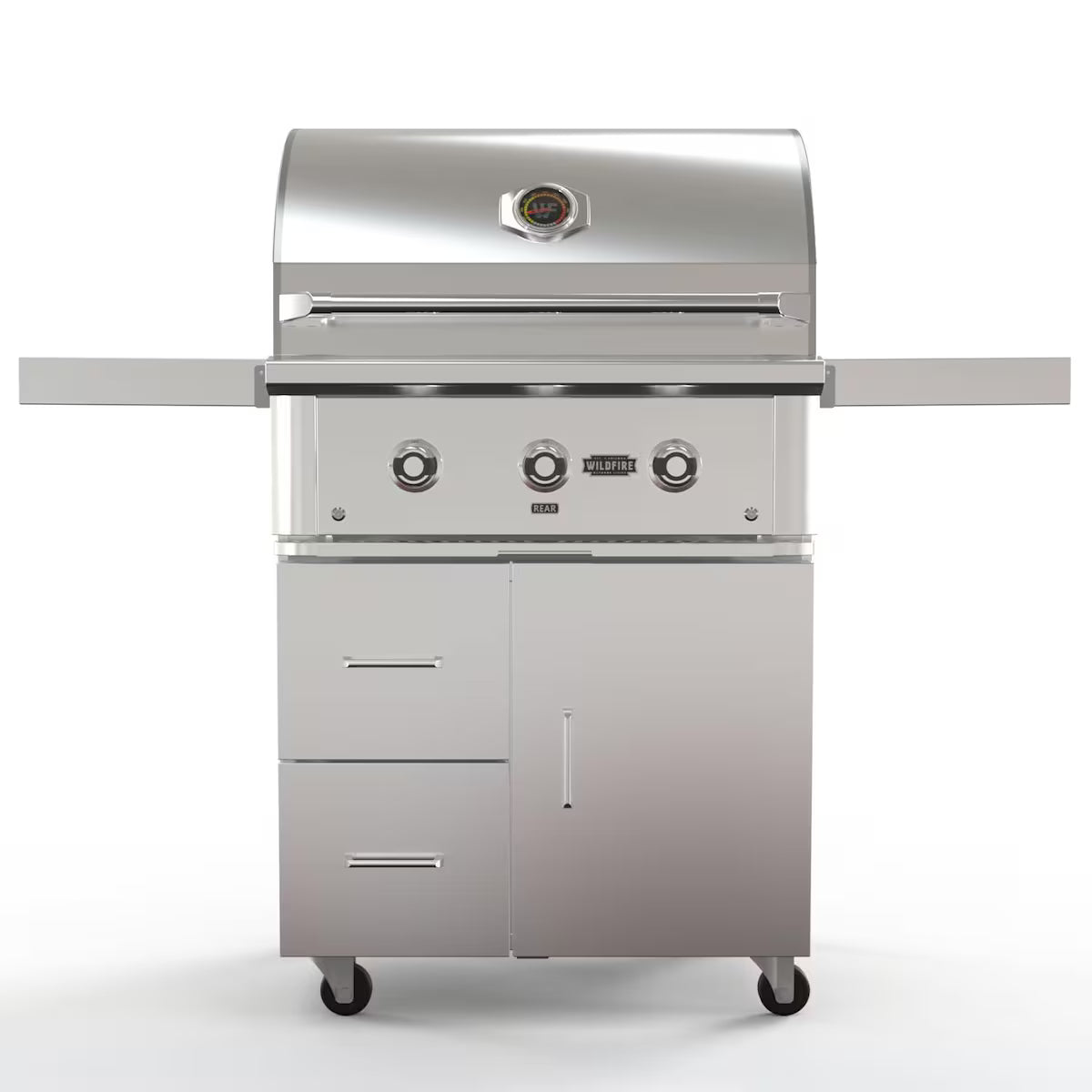 Wildfire Ranch Pro 3 Burner Gas Grill - 304 SS WFPRO36G-SS-LP + WFCART36-SS