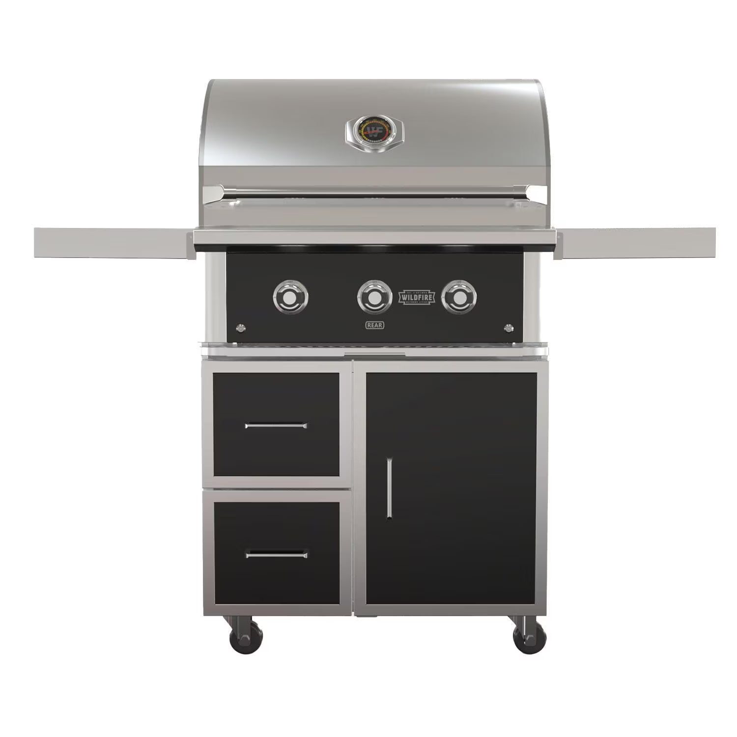 Wildfire Ranch Pro 30-in 2 Burner Gas Grill - Black 304 SS