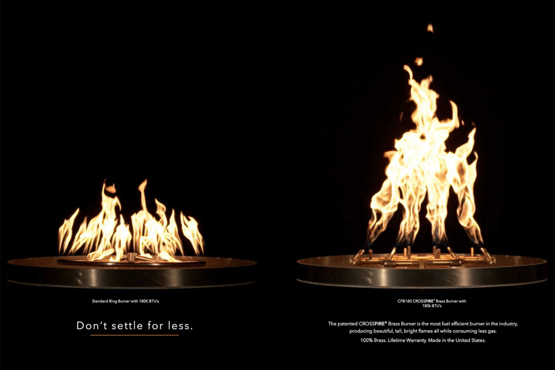 Warming Trends 240K BTU Crossfire Burner  CFB240-NG