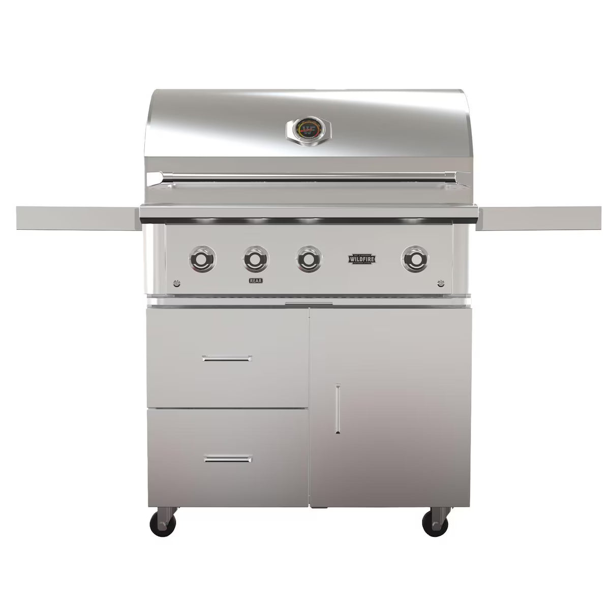 Wildfire Ranch Pro 3 Burner Gas Grill - 304 SS WFPRO36G-SS-LP + WFCART36-SS