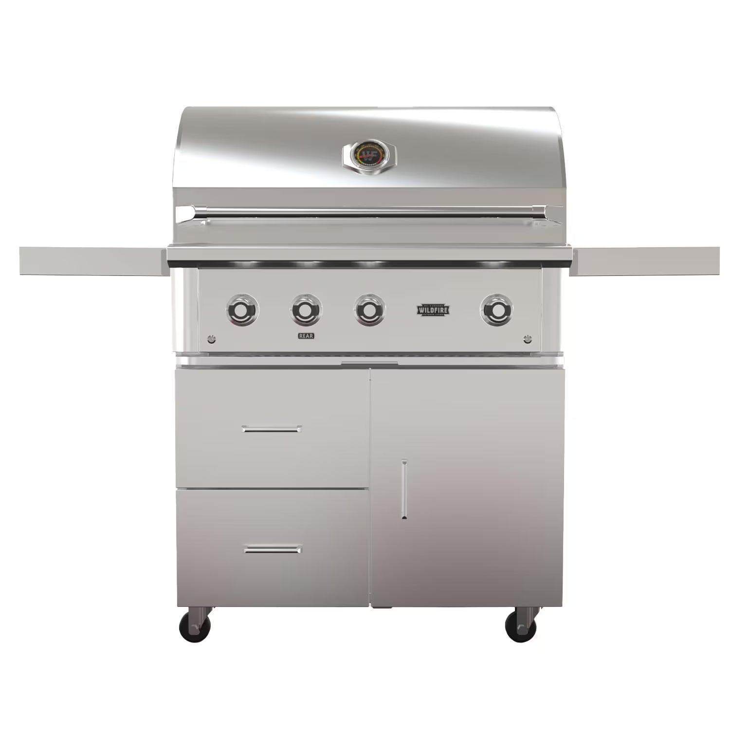 Wildfire Ranch Pro 3 Burner Gas Grill - 304 SS WFPRO36G-SS-LP + WFCART36-SS