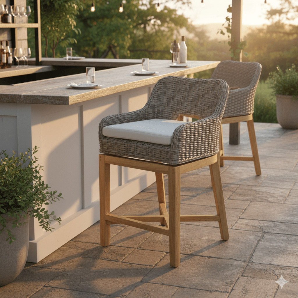 Padmas Dunes Outdoor Swivel Counter Stool OL-DUN16