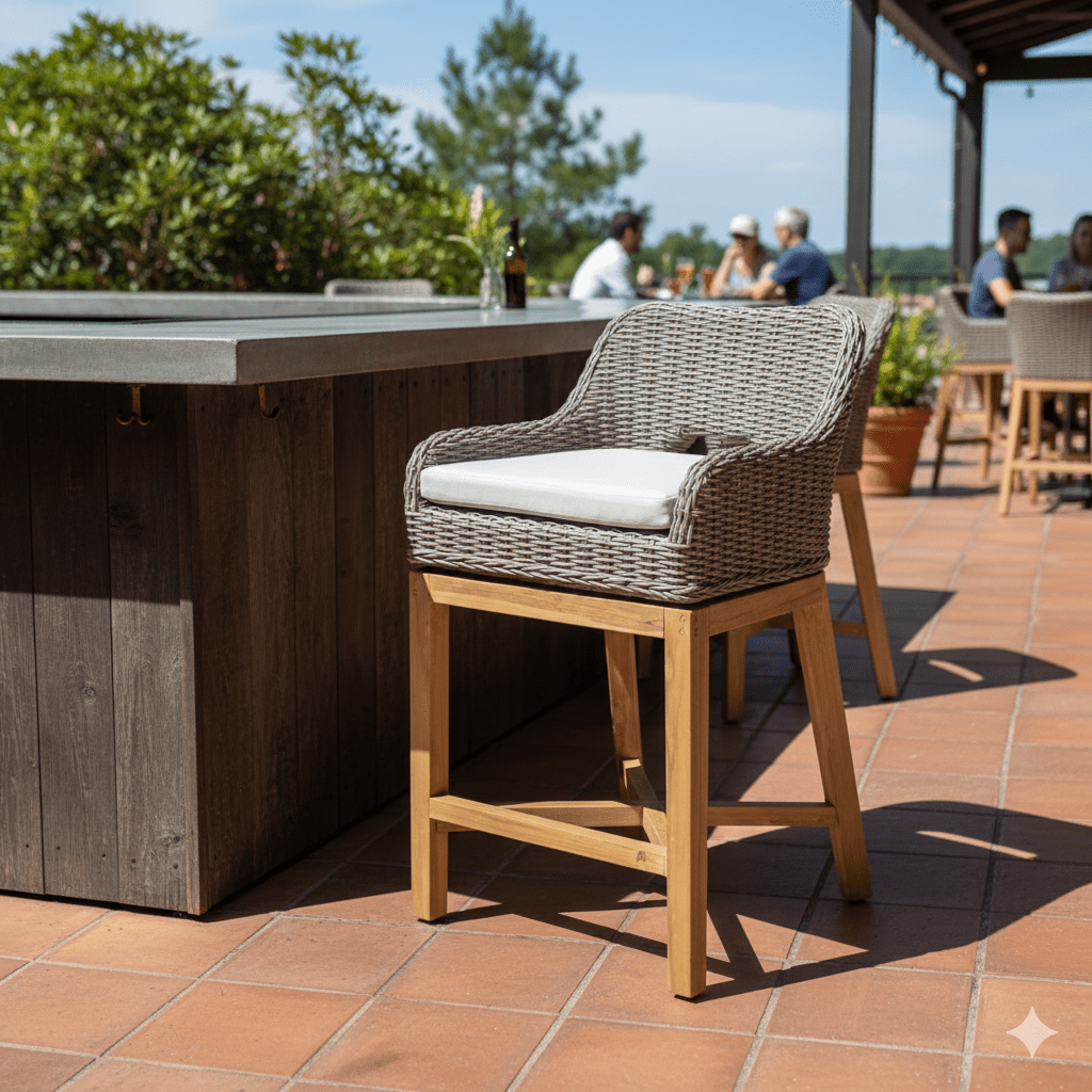 Padmas Dunes Outdoor Swivel Counter Stool OL-DUN16