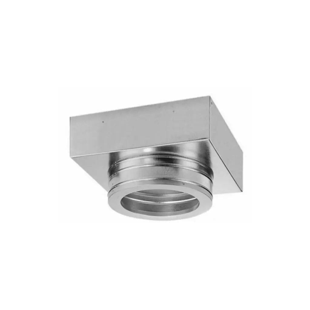 DuraVent DuraTech 5" Diameter Flat Ceiling Support Box with Trim Collar 5DT-FCS