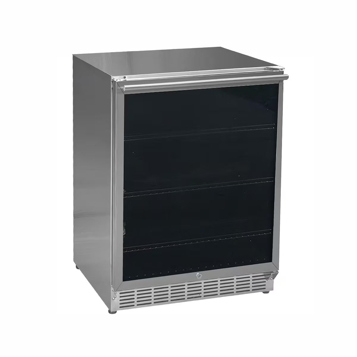 RCS 24-in 5.01 Cu. Ft. Outdoor Rated Stainless Steel Compact Refrigerator w/ Glass Door - REFR2D