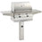 Fire Magic Choice C430S 24-Inch Propane Gas Grill With Analog Thermometer On In-Ground Post - C430S-RT1P-G6