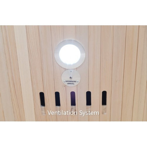 SunRay Eagle 2-Person Outdoor Traditional Sauna - HL200D1