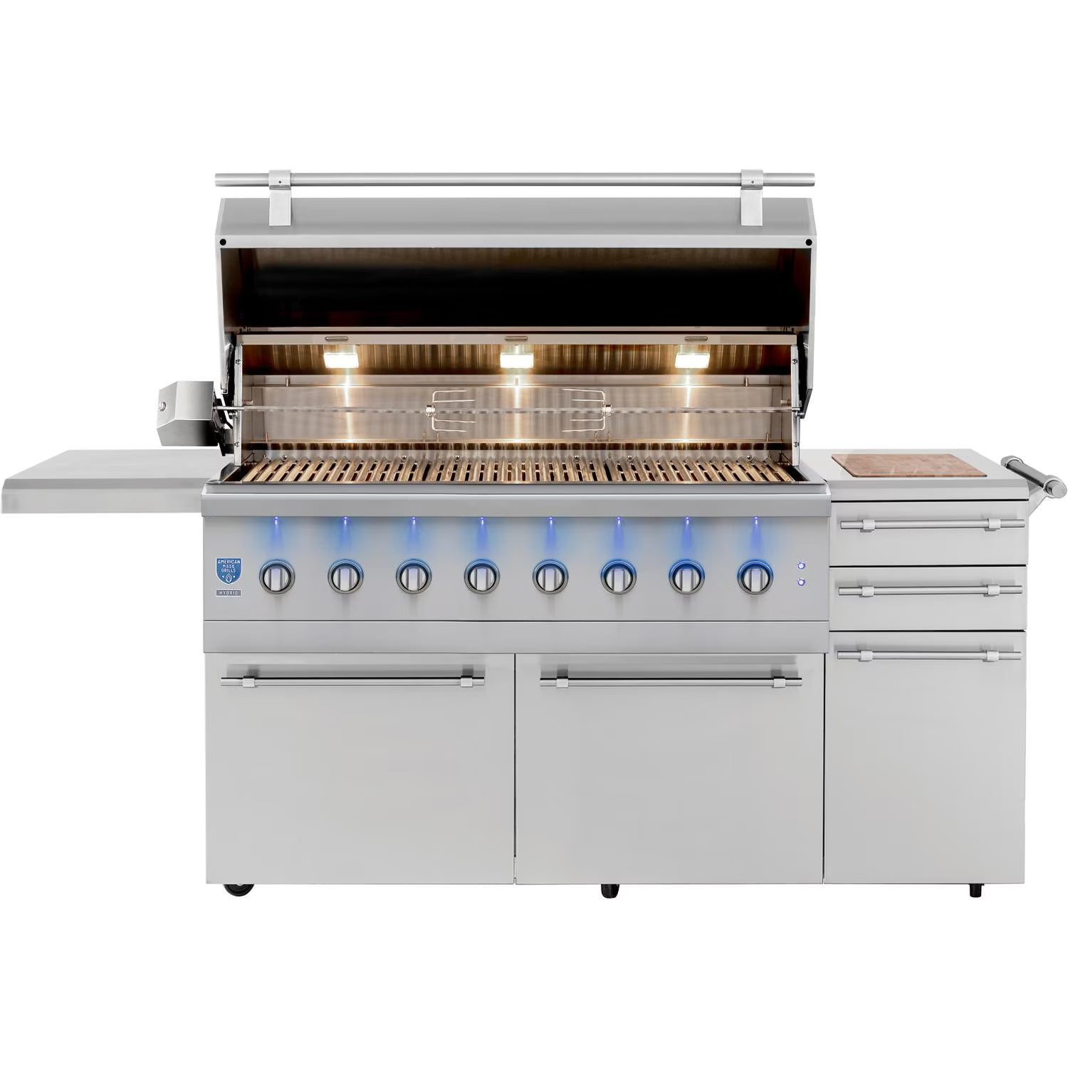American Made Grills Encore Freestanding Hybrid Grill - ENCFS54-LP