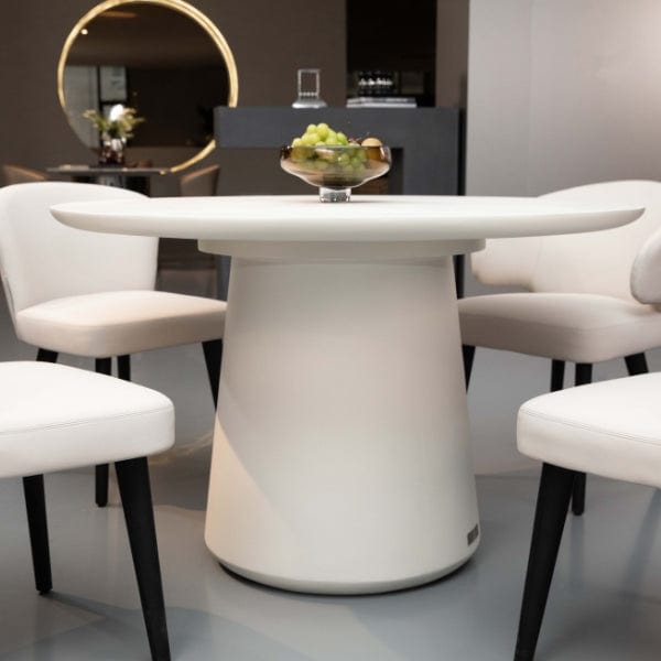 Elementi Rio 48" Round Concrete Dining Table FDG02
