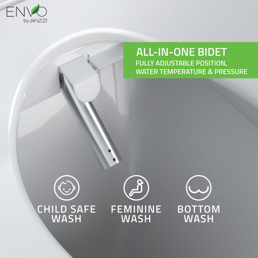 Anzzi Dive Smart Electric Bidet Toilet Seat TL-AZEB105B