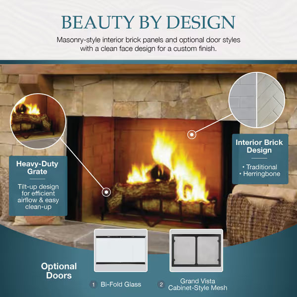 Majestic Biltmore Wood Burning Fireplace M35600038